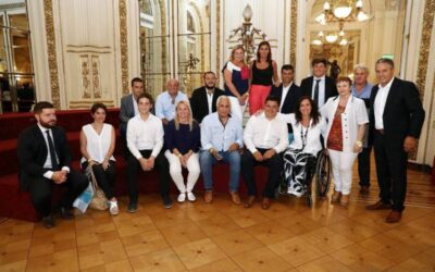 Alta cumbre: La vicepresidenta recibió a Olmedo y Martelli