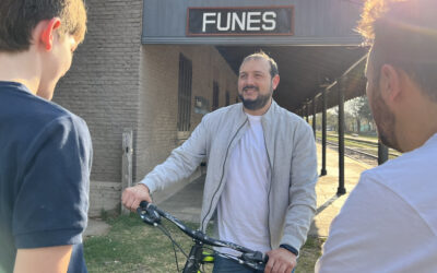 Funes: se lanzó el plan de bicicletas públicas
